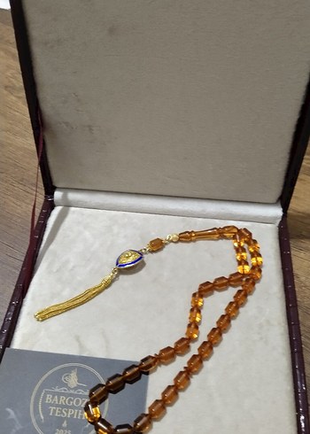 Altın Renk Bohem Tarzı Erkek Tesbih - Görsel 7