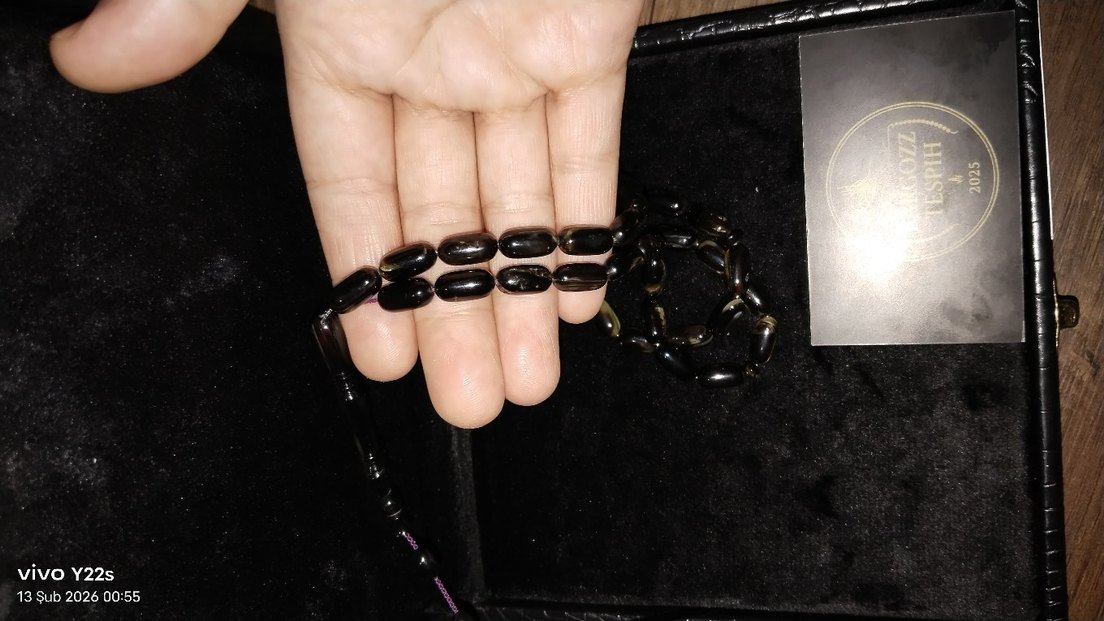 kaplumbağa kabuğu tespih - Görsel 2