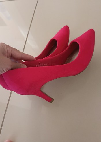 Marc by Marc Jacobs Pembe Süet Stiletto Kadın Topuklu Ayakkabı
