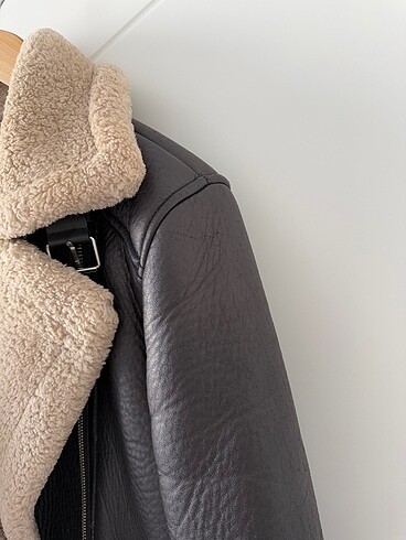 Stradivarius Deri Biker Ceket