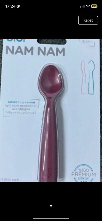 Oioi beslenme kaşığı