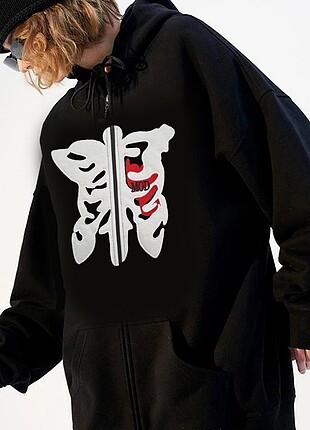 Harajuku Chest And Heart hırka 