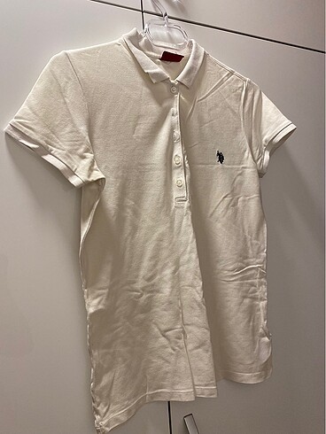 Polo yaka beyaz t-shirt