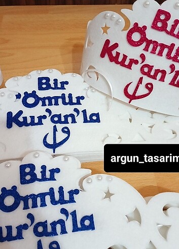 Keçe kuran taçları - Görsel 5