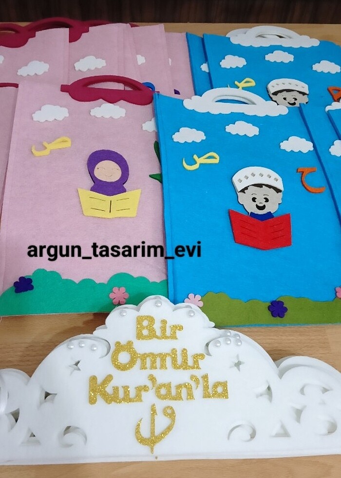 Keçe kuran taçları - Görsel 4