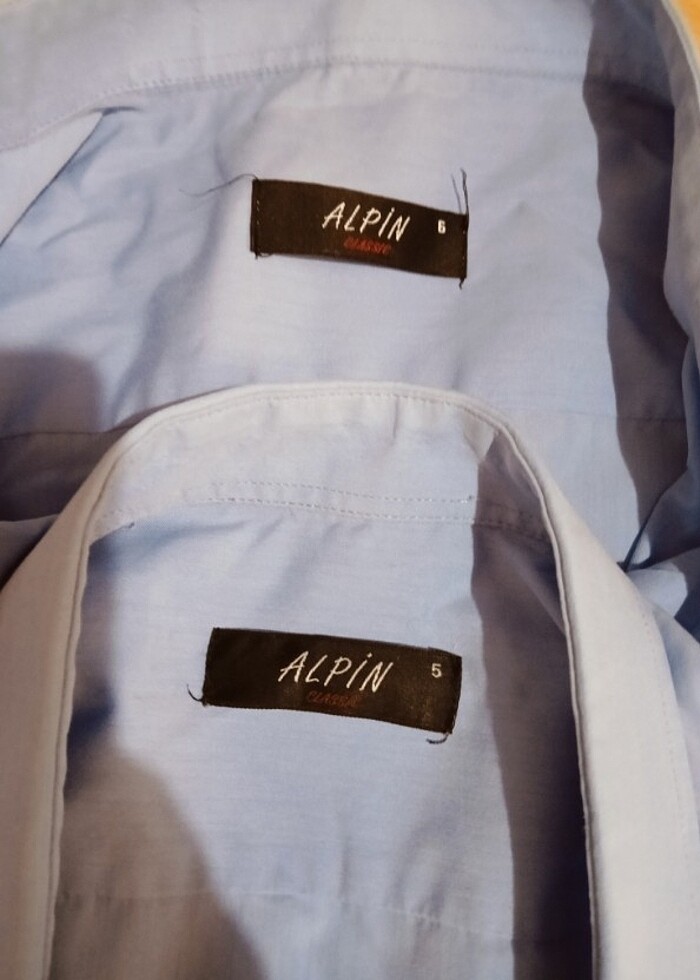 Alpin 5 numara mavi gömlek - Görsel 2