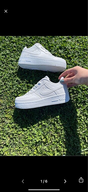 Nike beyaz spor ayakkabı
