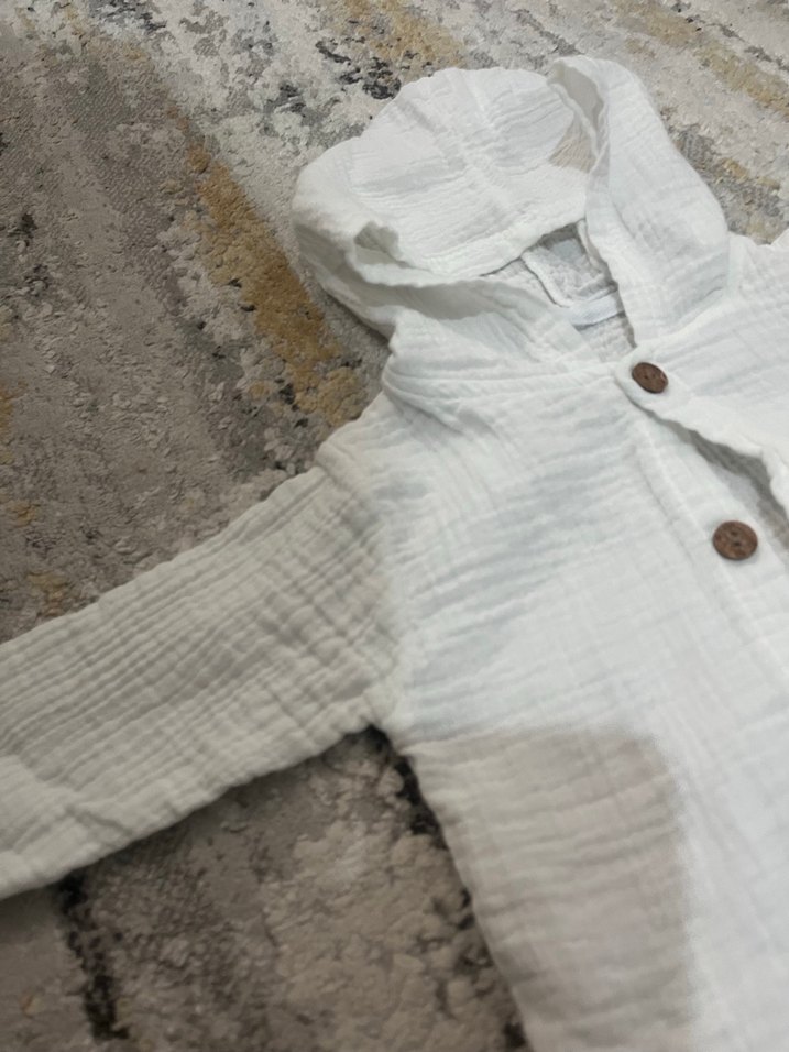 Erkek bebek müslin gömlek hiç bir sorunu yoktur tertemizdir - Görsel 3