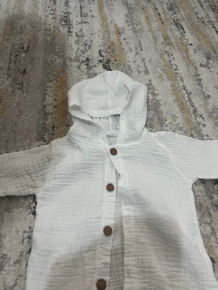 Erkek bebek müslin gömlek hiç bir sorunu yoktur tertemizdir - Görsel 2