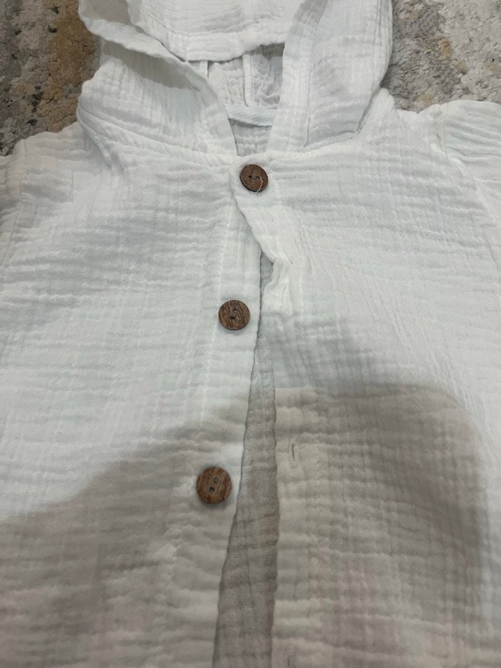 Erkek bebek müslin gömlek hiç bir sorunu yoktur tertemizdir - Görsel 4