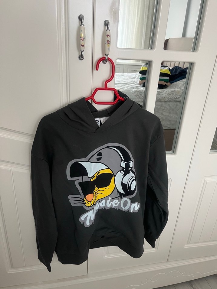 Kapüşonlu  Erkek Çocuk Sweatshirt - Görsel 2