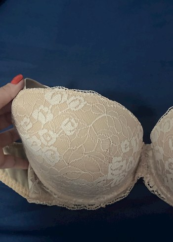 Penti Bej Vintage Dantelli Sütyen
