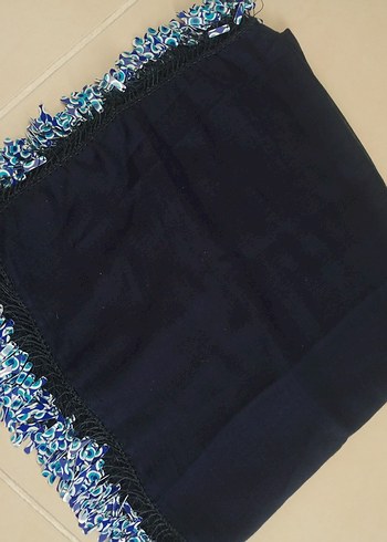 Renkli Püsküllü kadın yazma - Görsel 7