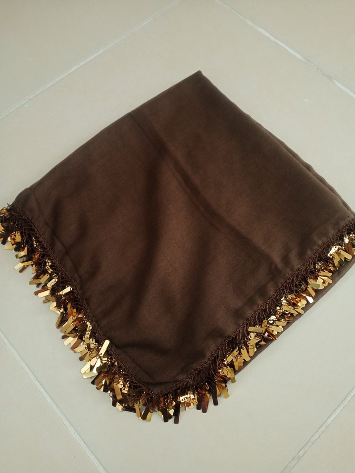 Renkli Püsküllü kadın yazma - Görsel 4