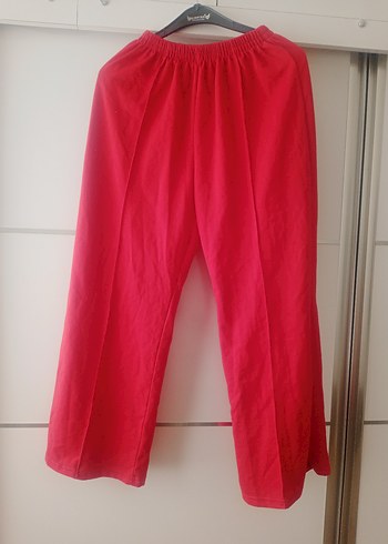 Kırmızı Zincir Detaylı Rahat Kesim Kadın Takım - Görsel 6