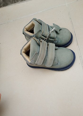 Mavi Gri Tokalı Erkek Çocuk Botu - Görsel 2