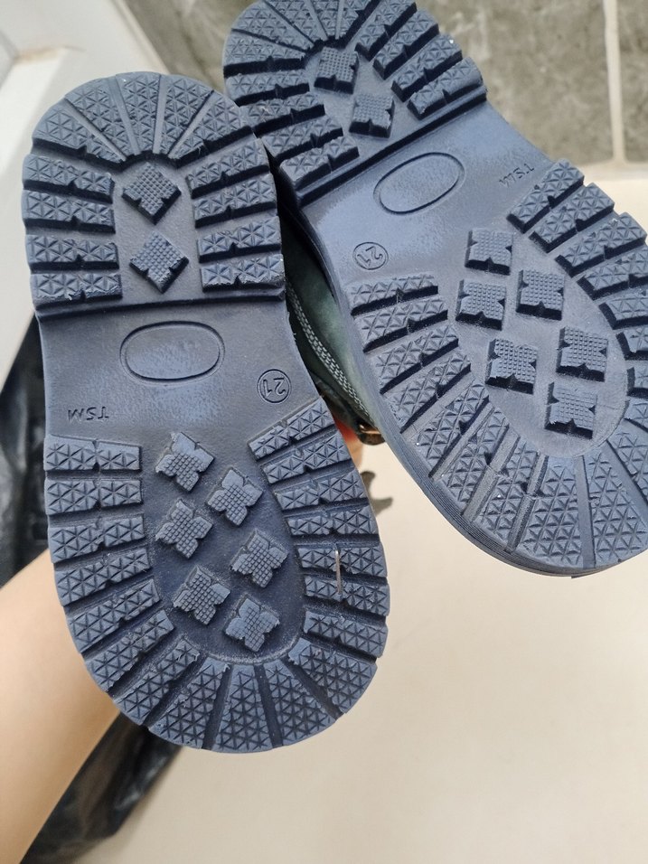 Mavi Gri Tokalı Erkek Çocuk Botu - Görsel 3