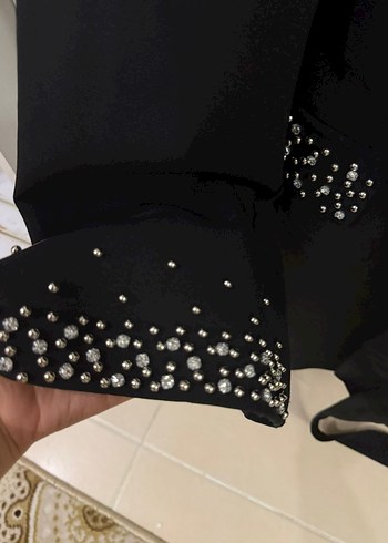 Kemerli Siyah Kadın Blazer Ceket - Görsel 5