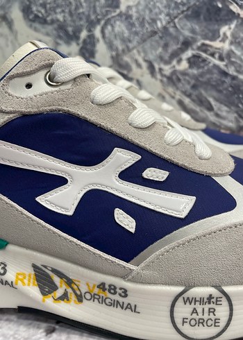 Lacivert Gri Baskılı Erkek Spor Ayakkabı - Görsel 5