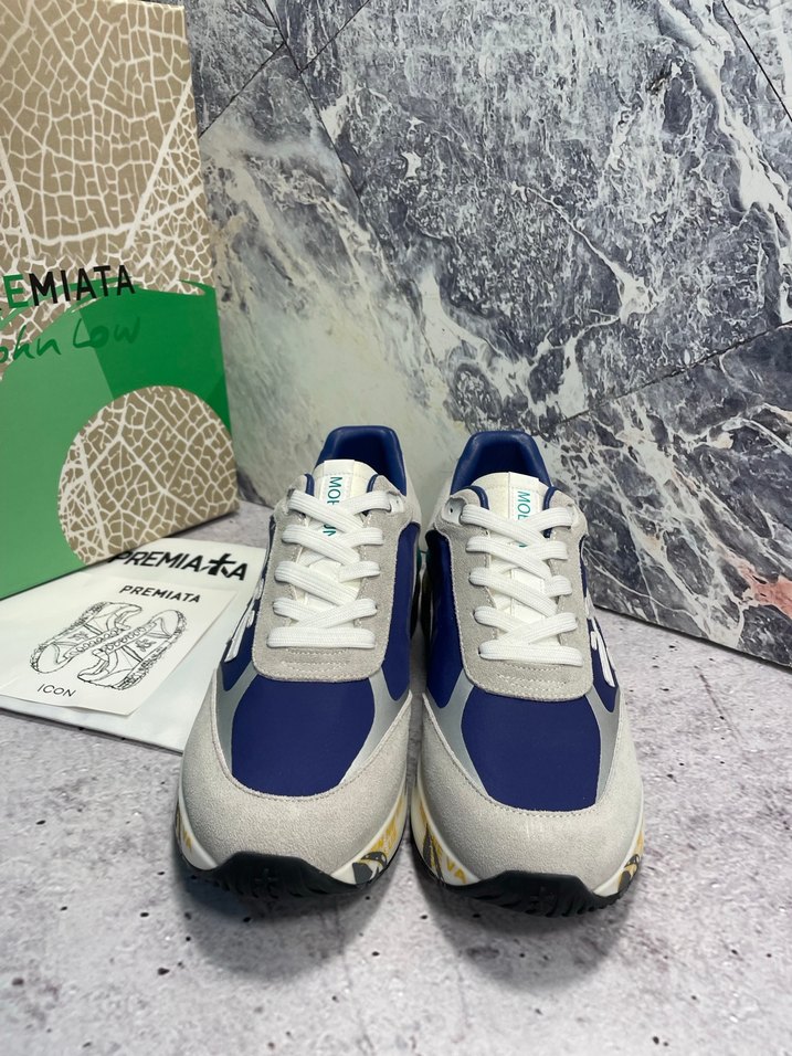 Lacivert Gri Baskılı Erkek Spor Ayakkabı - Görsel 3