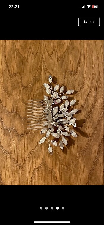 Gelin nişan saç tokası - Görsel 3