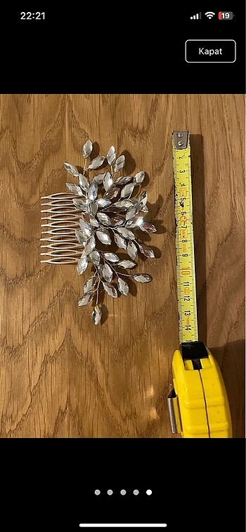 Gelin nişan saç tokası - Görsel 4