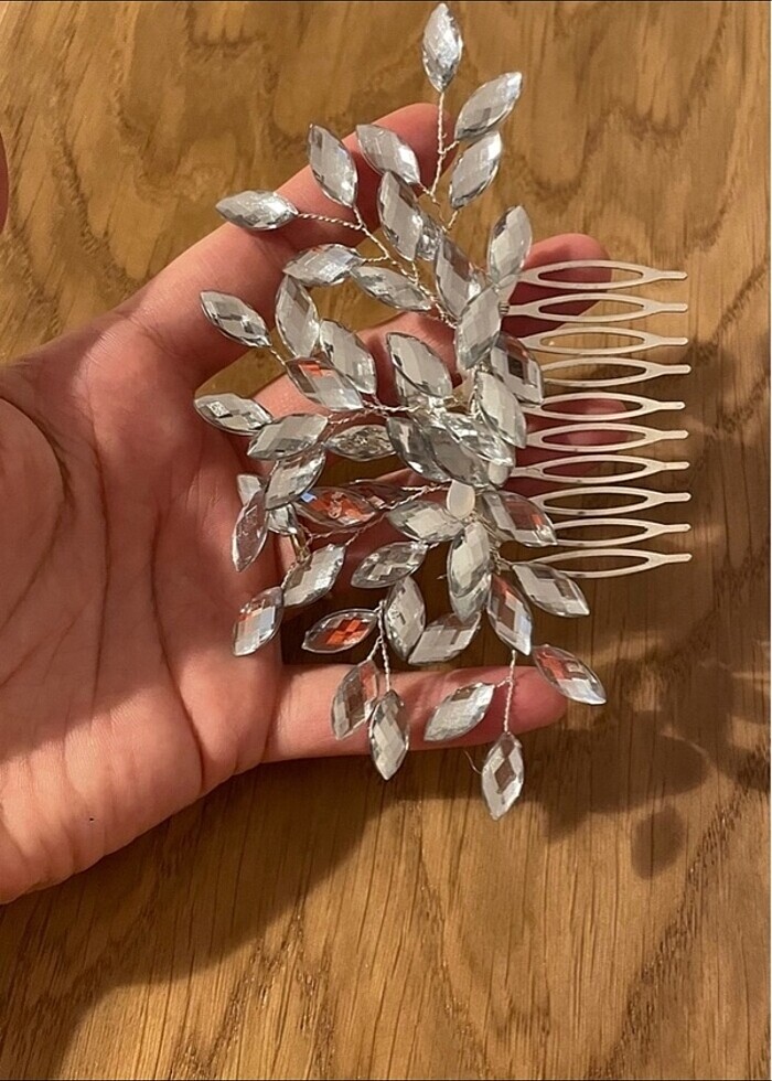 Gelin nişan saç tokası - Görsel 2