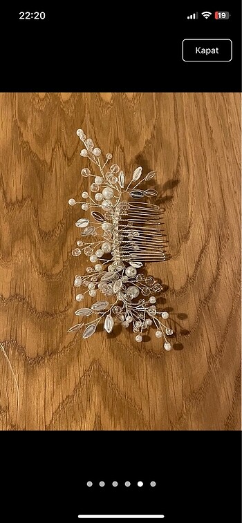 Gelin nişan kına saç tokası - Görsel 2