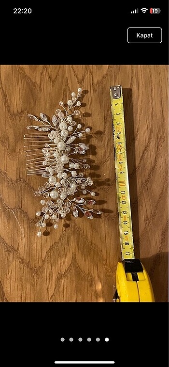 Gelin nişan kına saç tokası - Görsel 3