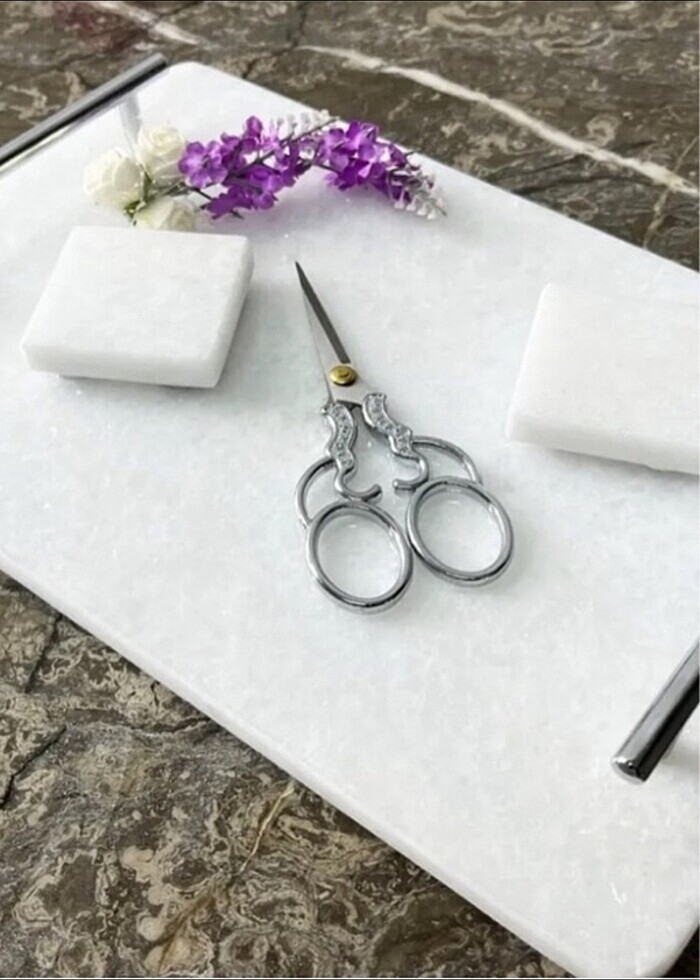 Söz nişan düğün takı masası sunum 3 mermer - Görsel 3