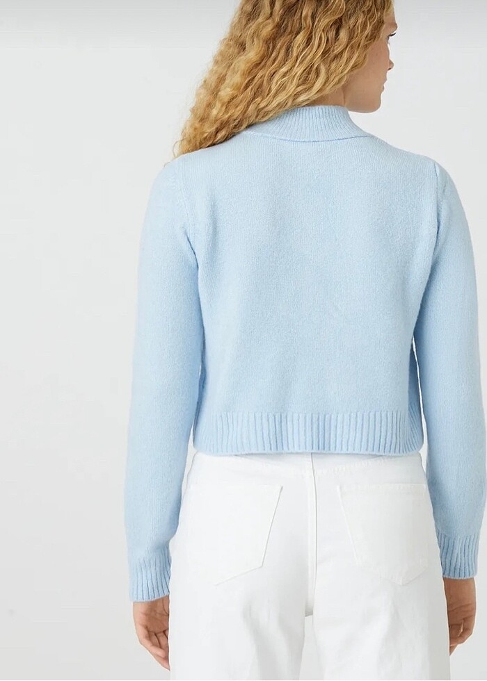 Koton mavi kazak - Görsel 4