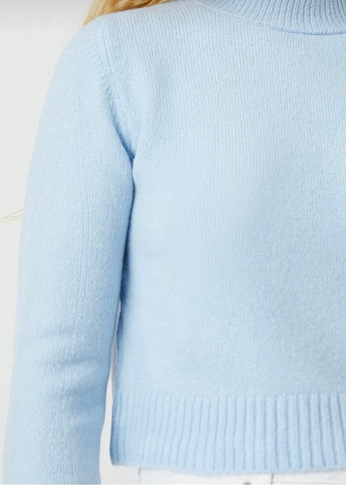 Koton mavi kazak - Görsel 5