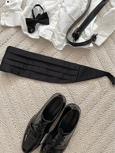 Altınyıldız simokin toplu ürün ayakkabı gömlek kemer papyon - Görsel 6