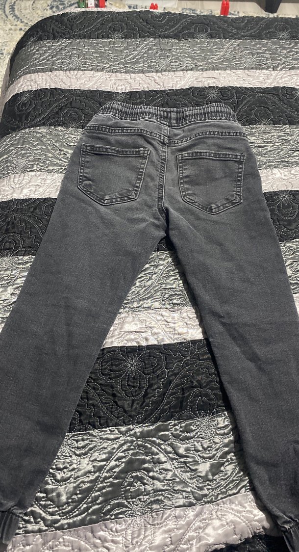 Erkek Çocuk Gri Pilili Denim Pantolon - Görsel 3