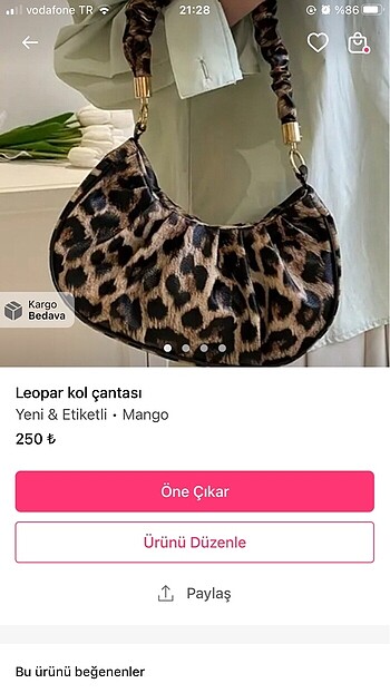 Zara Ikılı kol cantası , nomınatıon bıleklık