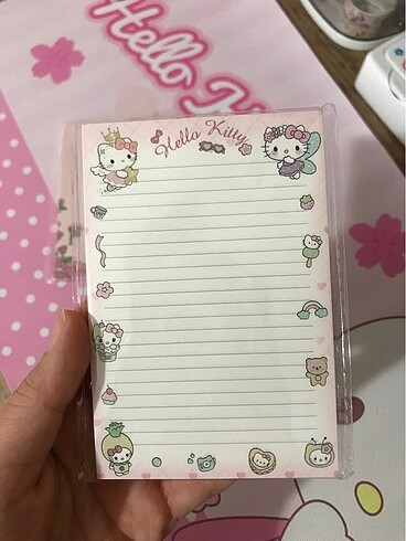  Beden Renk Hello kıtty notepad seti