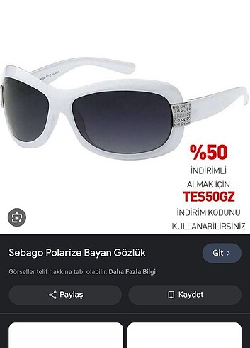 Sebago güneş gözlüğü 