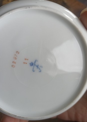 furstenberg sunumluklar veya dekor tabaklar - Görsel 7