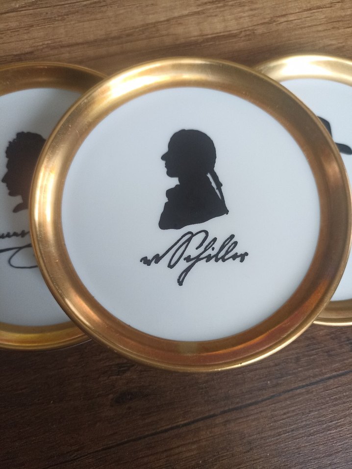 furstenberg sunumluklar veya dekor tabaklar - Görsel 3