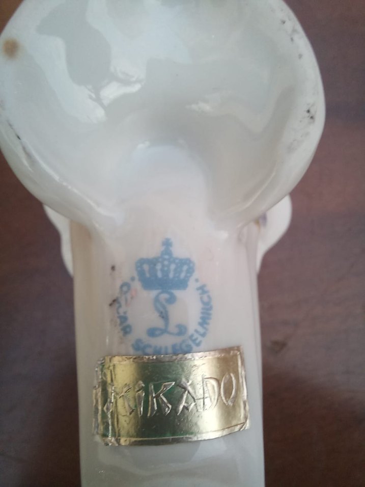 cift damgali porselen obje - Görsel 5