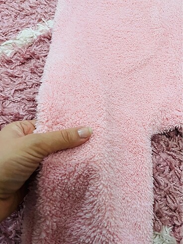 LC Waikiki Pembe peluş tulum