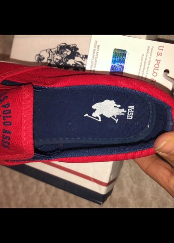 Kırmızı US Polo Assn Kadın Spor Ayakkabı - Görsel 3