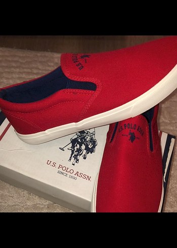 Kırmızı US Polo Assn Kadın Spor Ayakkabı - Görsel 2