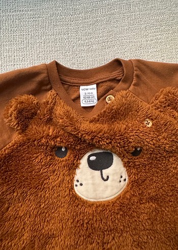 LCW Peluş Erkek Bebek Takımı - Görsel 2