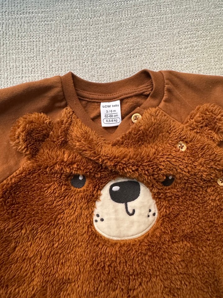 LCW Peluş Erkek Bebek Takımı - Görsel 2