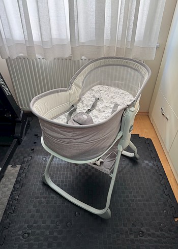 Açık Gri Bebek Beşiği ve Sepeti - Görsel 6