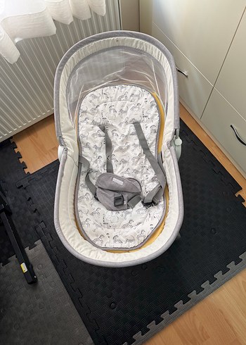 Açık Gri Bebek Beşiği ve Sepeti - Görsel 7