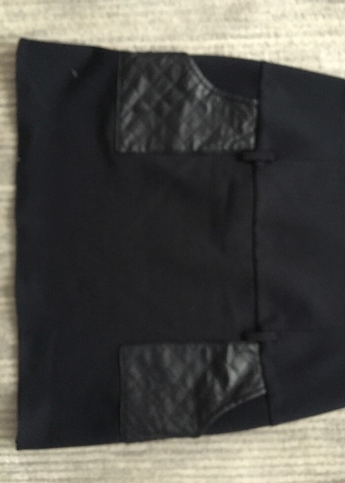 Lacivert elbise - Görsel 5