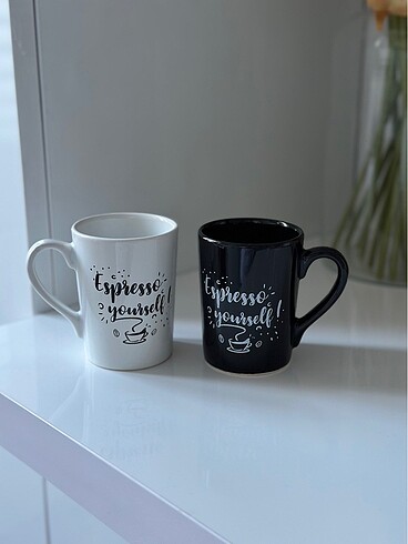 Beden siyah Renk Mudo concept espresso fincan set