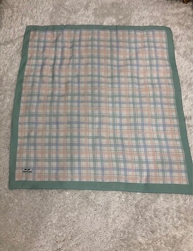 İpekevi Freshscarfs ekose pamuk ipek mint